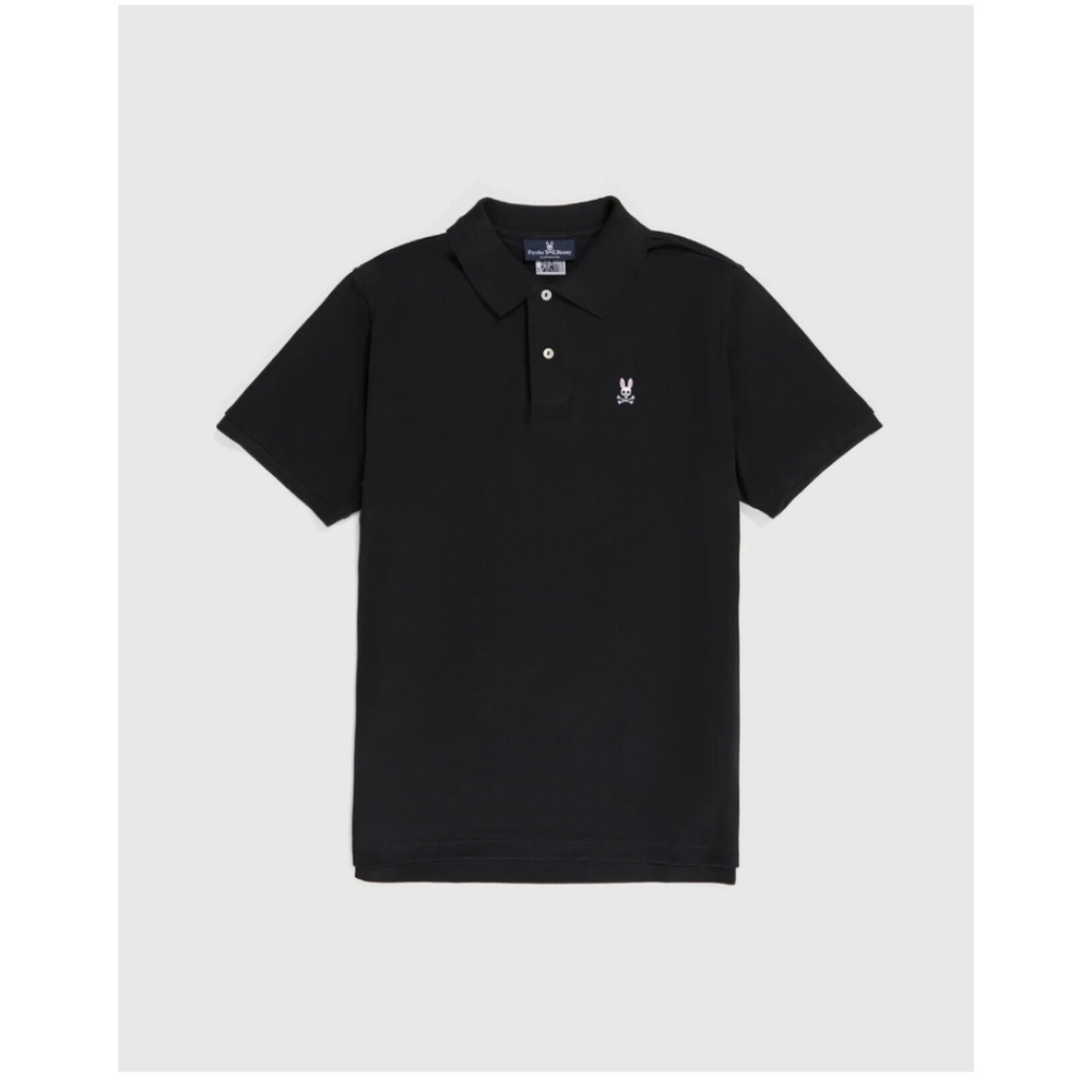 Psycho Bunny Sport Men's Sea Croft Textured Logo Polo